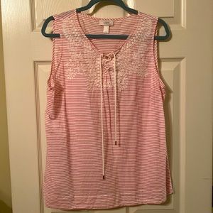 LOFT light weight sleeveless top